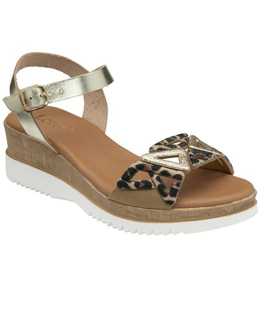 Lotus Metallic Ariah Sandals