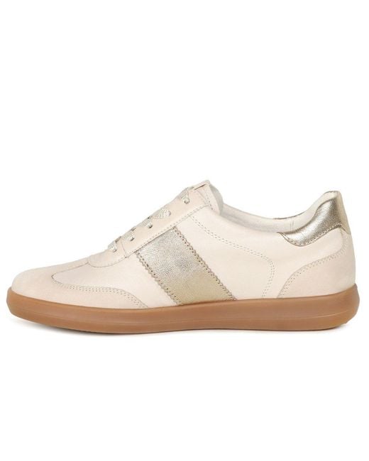 Caprice White Map Trainers