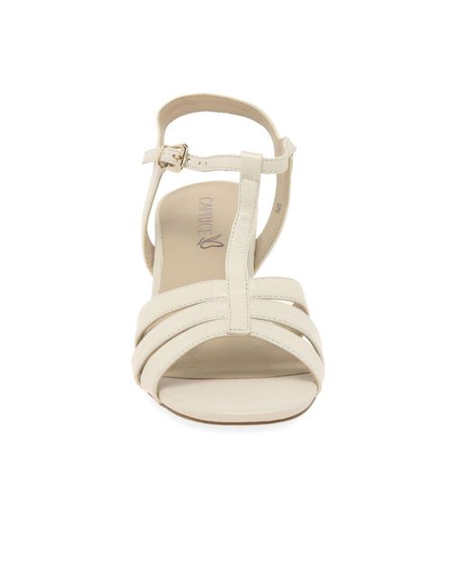 Caprice White Atlas Sandals