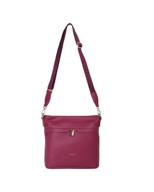David Jones Purple Nice Iii Messenger Bag