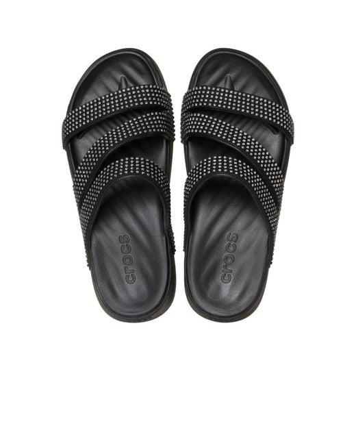 CROCSTM Black Getaway Strappy Sandals