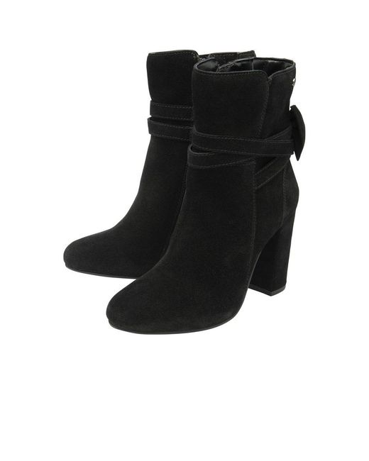Lotus Black Alder Ankle Boots