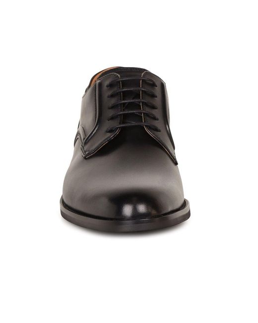 Clarks Black Craft Remi Lace Derby Shoes for men
