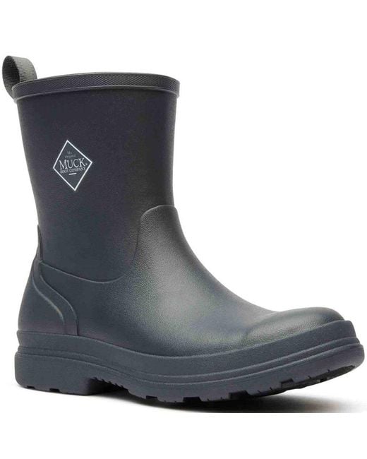 Muck Boot Blue Rainscape Mid Wellingtons