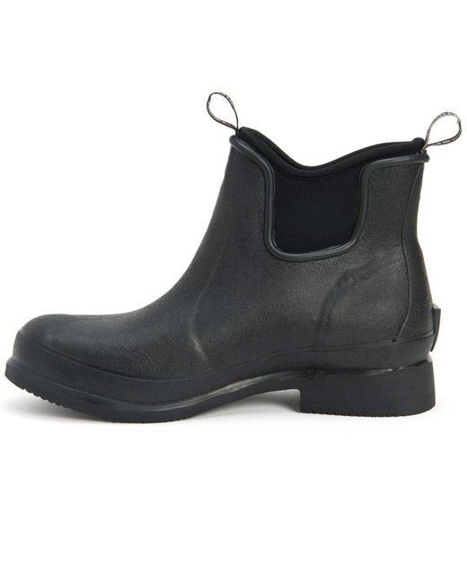 Muck Boot Black Wear Stable Yard Short Wellingtons