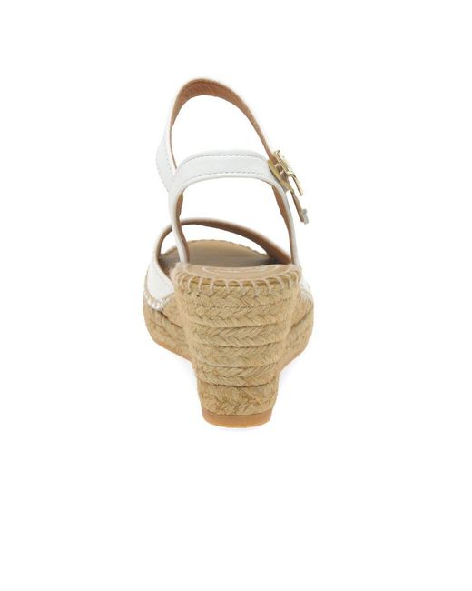 Toni Pons White Sia-P Wedge Heel Espadrille Sandals
