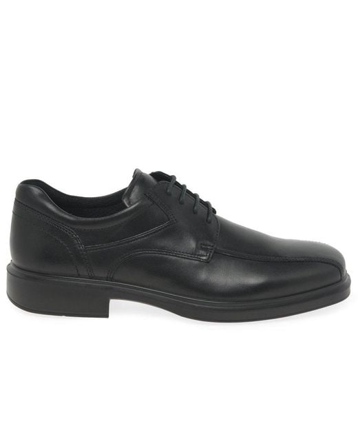 Ecco Black Helsinki 2 Bike Toe Tie Shoe Size for men