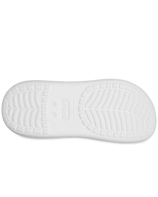 CROCSTM White Classic Crush Sandals