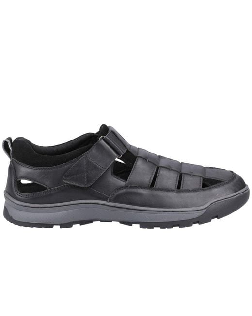 Hush Puppies Gray Rucker Fisherman Sandals for men