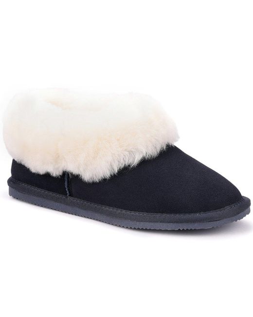 Hotter Blue Hug Slipper Boots