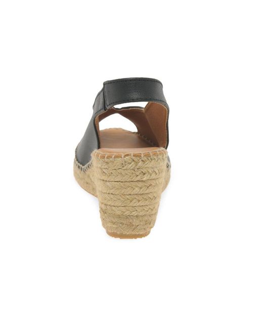 Toni Pons Metallic Laila Wedge Heel Espadrille Sandals