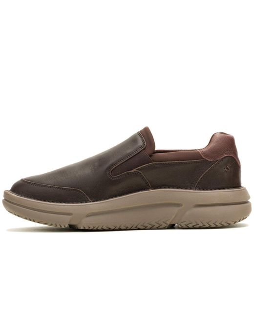 Hush Puppies Brown Baylor Slip On Shoes for men