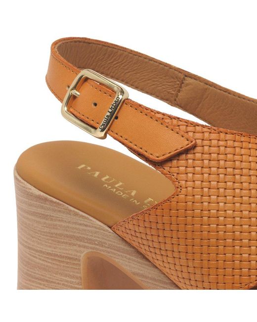 Paula Urban Brown Hideaway Sandals