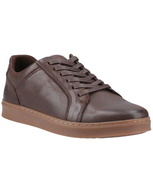 Hush Puppies Brown Madden Trainers for men