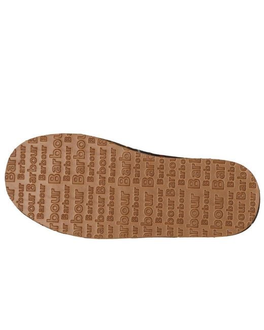 Barbour Brown Claudia Mule Slippers