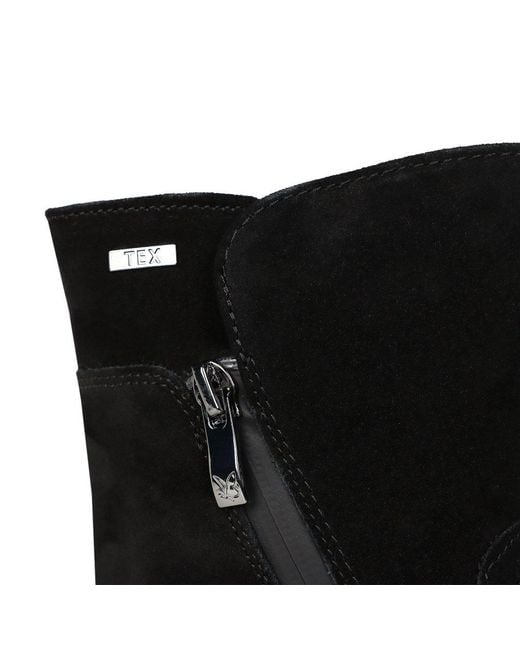 Caprice Black Sara Ankle Boots