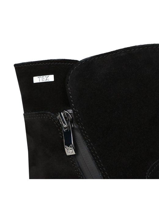 Caprice Black Sara Ankle Boots