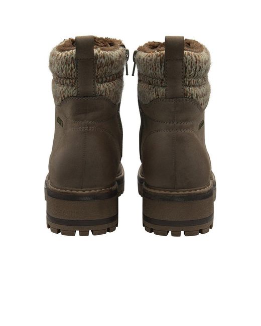 Lotus Brown Stefani Ankle Boots