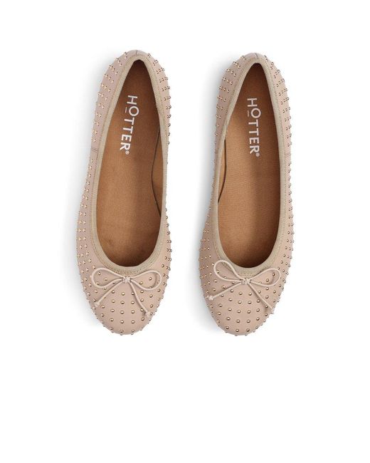 Hotter Pink Ebba Ballerina Pumps