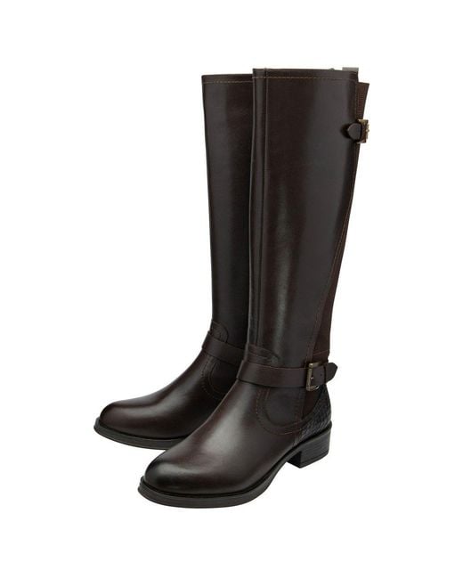 Ravel Black Eildon Knee High Boots
