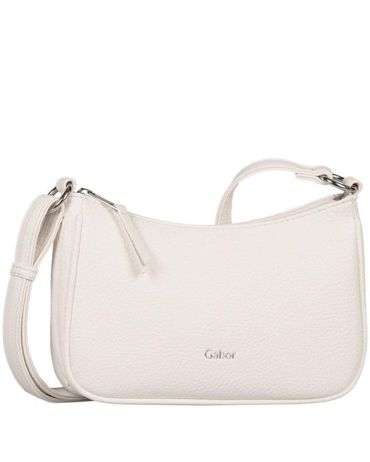 Gabor White Alira Shoulder Bag