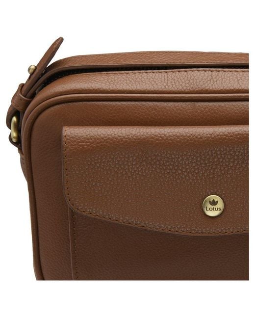 Lotus Brown Vardy Cross Body Bag