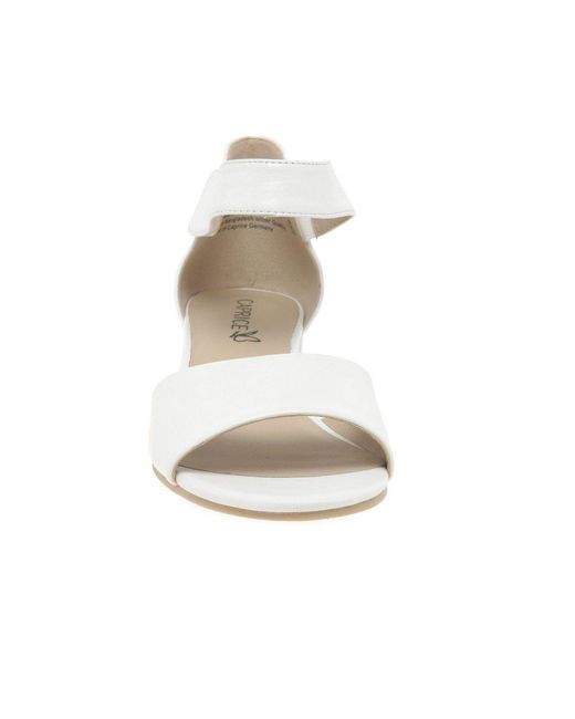 Caprice White Agadir Sandals