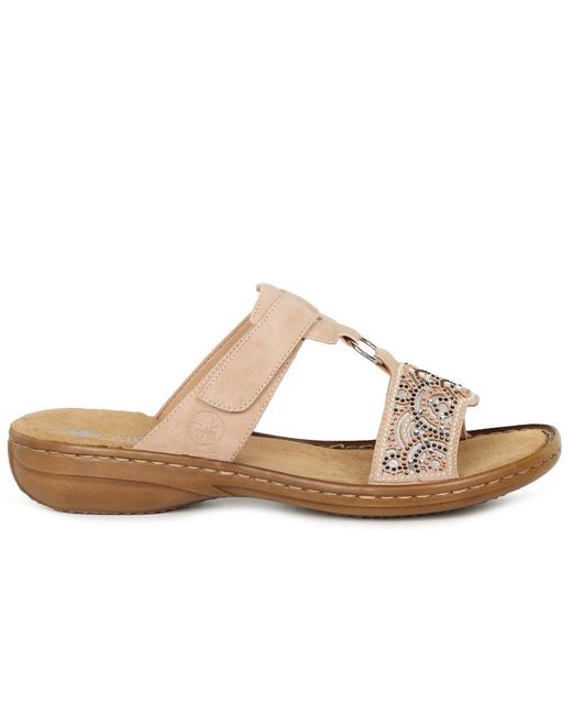 Rieker Brown Radiance Sandals
