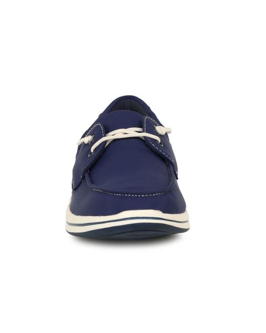 Clarks Blue Brinkley Edge Canvas Shoes