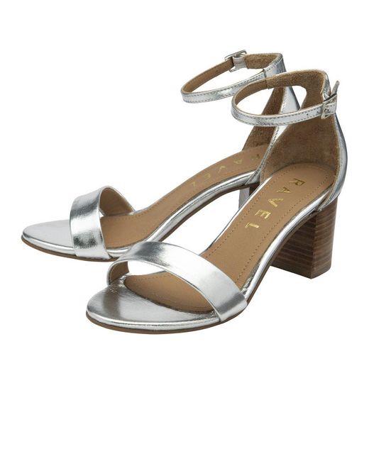 Ravel Metallic Callie Heeled Sandals