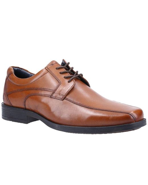 Hush Puppies Brown Brandon Lace Up Shoes for men