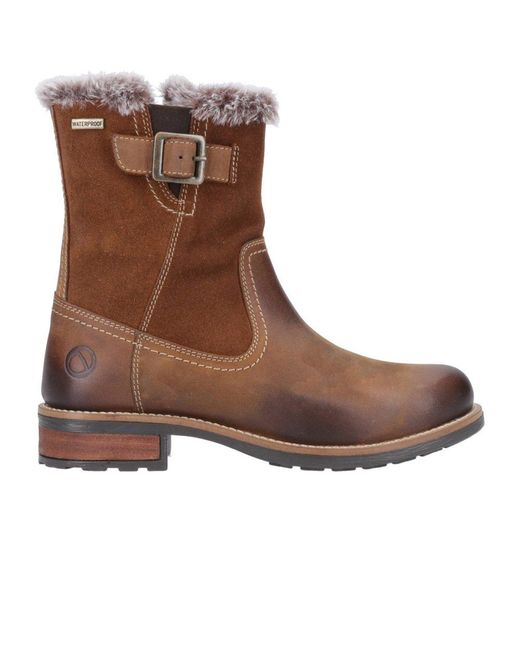 Cotswold Brown Kemerton Ankle Boots
