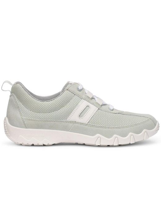 Hotter Gray Leanne Ii Wide Trainers