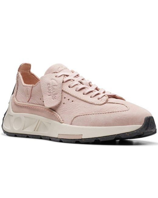 Clarks Pink Craft Speed Trainers
