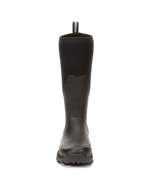 Muck Boot Black Outpost Tall Wellingtons for men