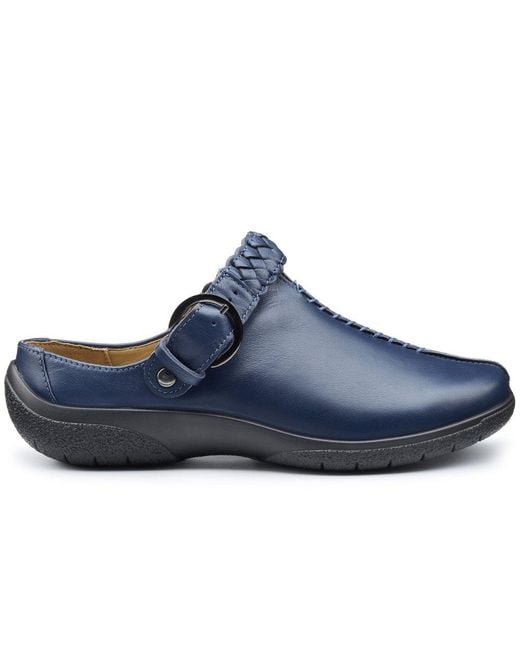 Hotter Blue Magical Extra Wide Mules