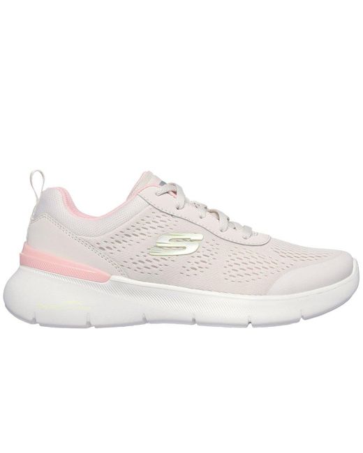 Skechers White Skech-Air Dynamight 2.0 New Heights Trainers