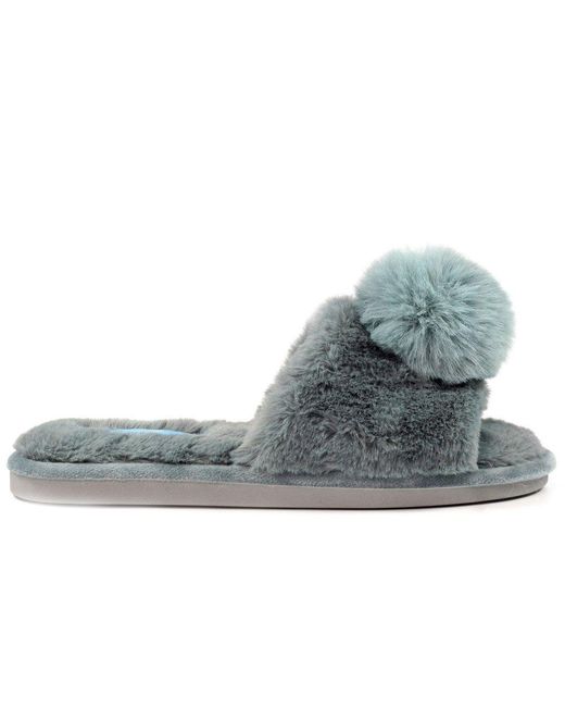 Lunar (GRS) Blue Cara Slippers