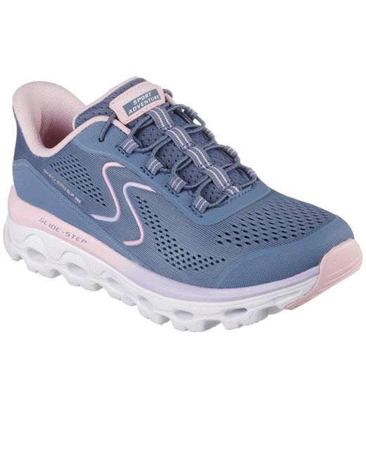 Skechers Blue Glide-Step Sole Trail Shoes