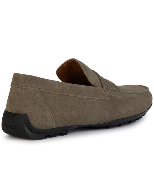 Geox Brown U Kosmopolis + Grip Moccasins for men