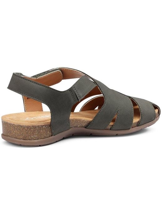 Hotter Gray Carpa Sandals