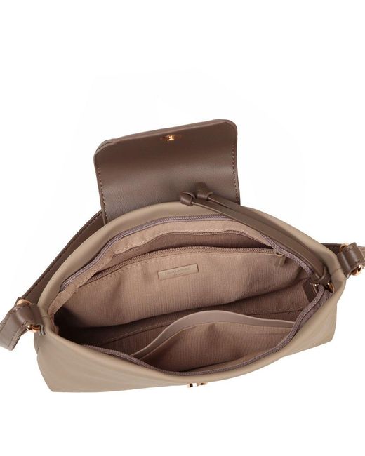 David Jones Natural Belfort Messenger Bag