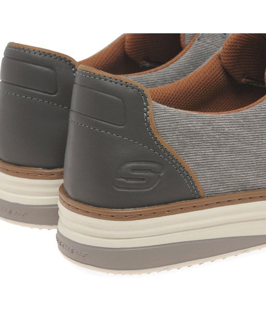 Skechers Gray Hyland Ratner Canvas Shoes for men