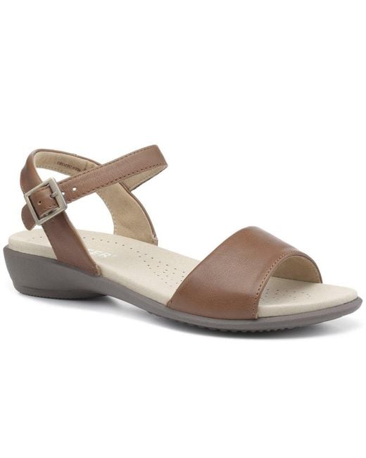Hotter Brown Tropic Extra Wide Sandals