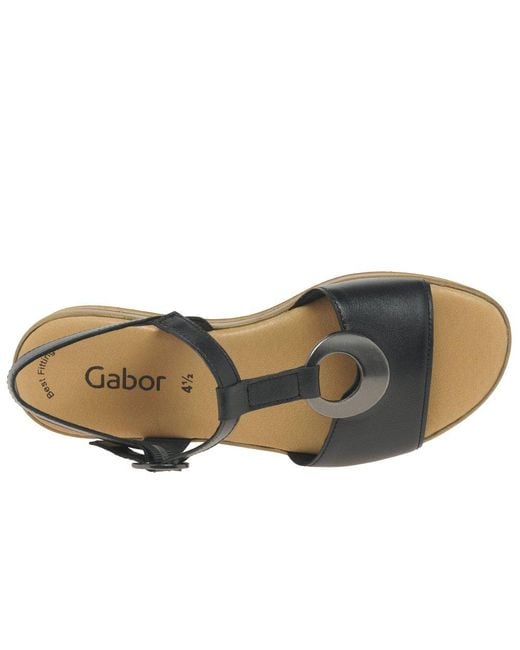 Gabor Blue Journal Sandals