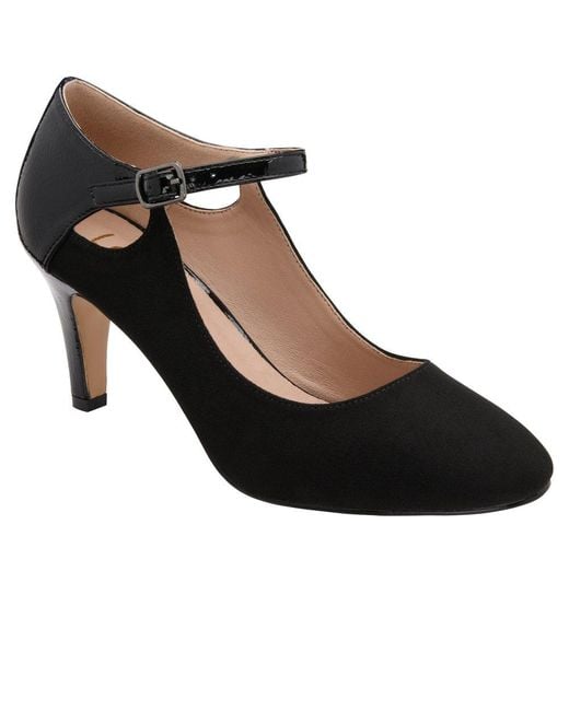 Lotus Black Muri Court Shoes