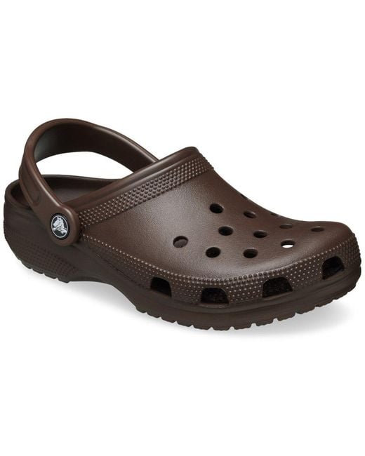 CROCSTM Brown Classic Clogs for men