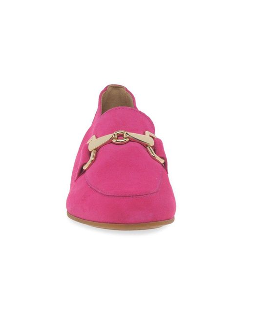 Gabor Pink Jangle Loafers