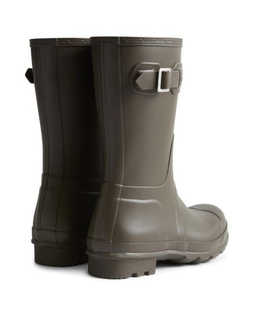 Hunter Green Original Short Wellingtons for men