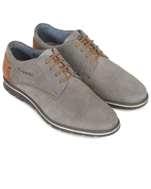 Bugatti Gray Story Trainers for men
